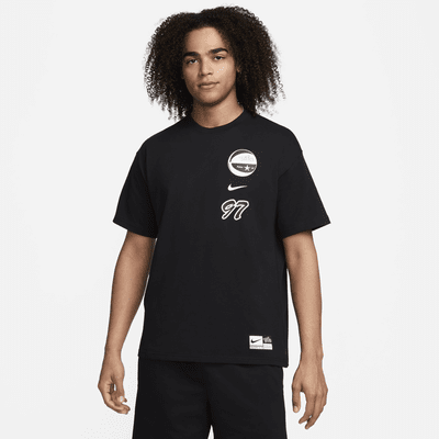 ★Nike★ Max90 Basketball T-Shirt M Black HJ3437010 HJ3437-0 Nike Men's Max90 Basketball T-Shirt. Nike.com